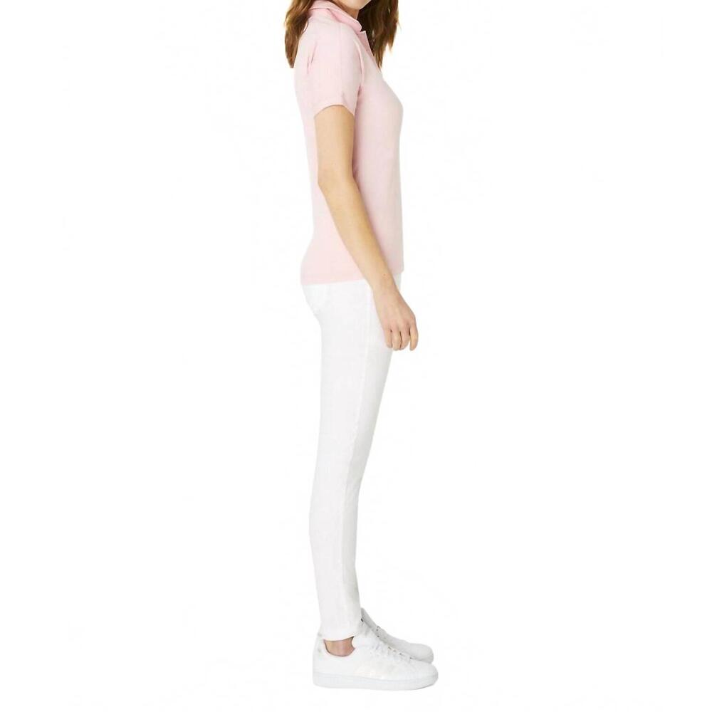 NEW ANATOMIE ella short sleeve polo in pink rose